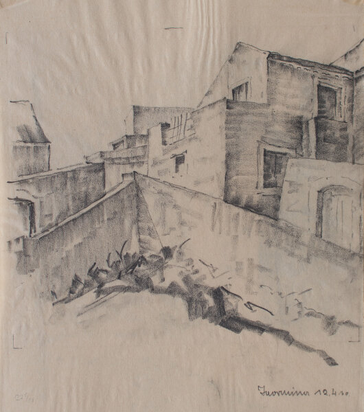 Leo Zapf - Taormina - 1930 - Bleistift