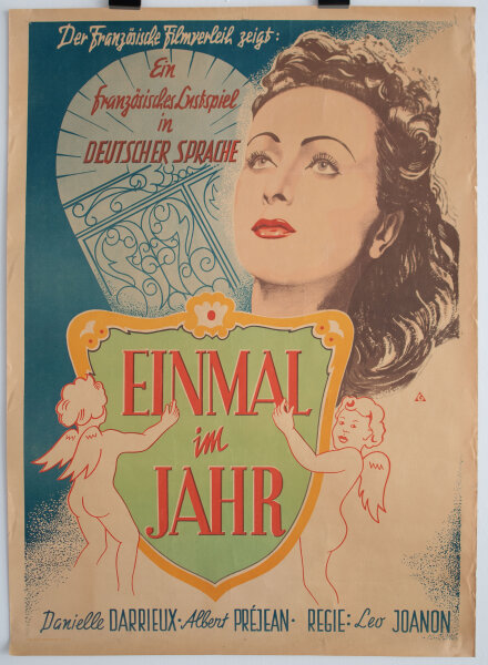 unbekannt - Filmplakat Einmal im Jahr - o.J. - Druckgrafik