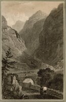 unbekannt - Pont aberglaslyn - o.J. - Stahlstich