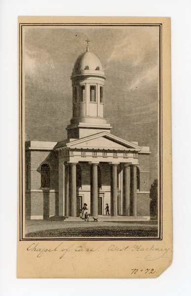 Thomas Hosmer Shepherd - Chapel of eaze - o.J. - Stahlstich