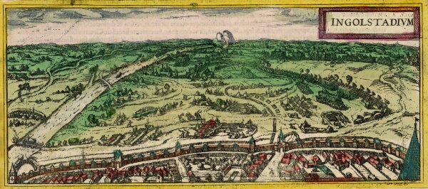 unbekannt - Ingolstadt - o.J. - kolorierte Radierung