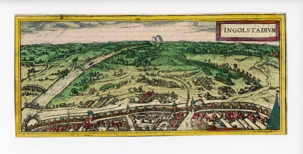 unbekannt - Ingolstadt - o.J. - kolorierte Radierung