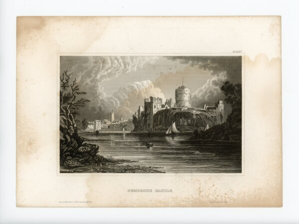 unbekannt - Pembroke Castle - o.J. - Stahlstich