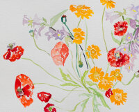 unbekannt - Blumenstück mit Mohnblumen - 1990 -...