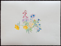 unbekannt - Blumenmotiv - 1990 - Aquarell