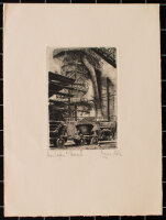 Egon Kobe - Fabrik - o.J. - Radierung