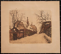 Arthur Bengtsson - Winter Straßenansicht - o.J. -...