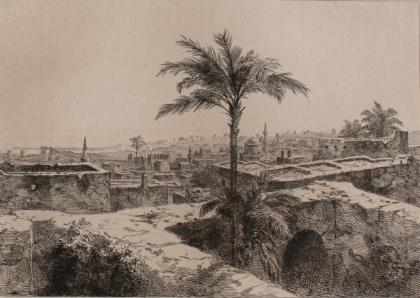 Albert Berg - Meisterburg - o.J. - Radierung