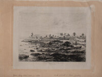 Albert Berg - Küste auf Rhodos - o.J. - Radierung