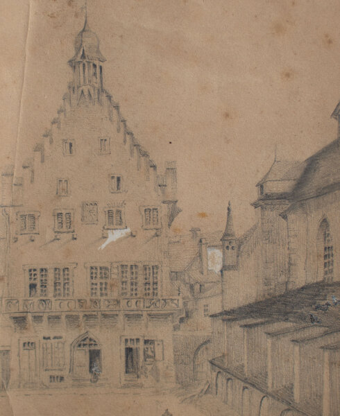 unbekannt - Markt Bad Kreuznach - o.J. - Zeichnung