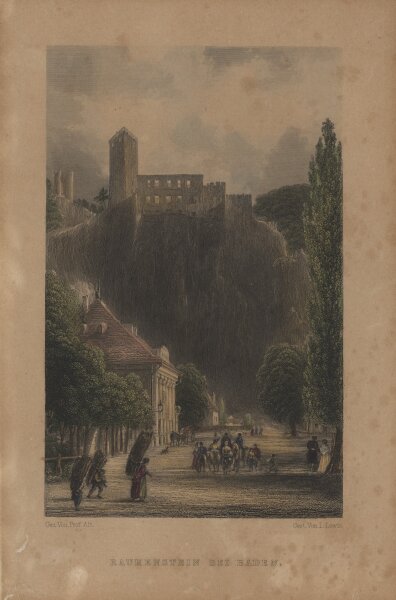 I. Lewin - Rauenstein bei Baden - o.J. - Stahlstich