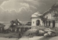 Ad. Rottmann - Die Ruinen bei Futtepore - o.J. - Stahlstich