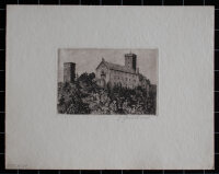 J. Borchert - Wartburg - o.J. - Radierung