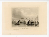 unbekannt - Die neue Brücke - o.J. - Stahlstich