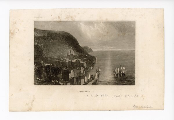 unbekannt - Honfleur - o.J. - Stahlstich