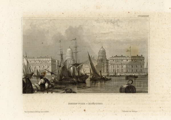 unbekannt - greenwich-Hospital - o.J. - Stahlstich