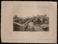 Albert Berg - Meisterburg - o.J. - Radierung