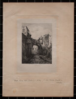 Albert Berg - Strada Cavalieri in Rhodos - o.J. - Radierung