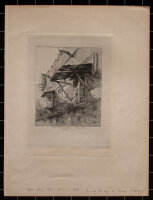 Albert Berg - Meisterburg - o.J. - Radierung