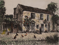Maurice Jaque - Haus in Corots in Barbizon - o.J. -...