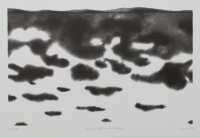 Rieder - Landschaft mit Wolken - 1973 - Offsetdruck