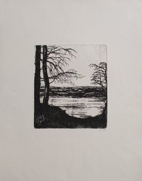 M. D. - Seeufer - 1978 - Radierung