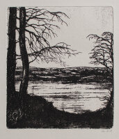 M. D. - Seeufer - 1978 - Radierung