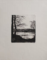 M. D. - Seeufer - 1978 - Radierung