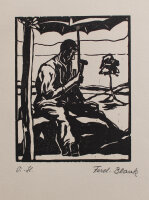 Ferdinand Blank - Steinklopfer - o.J. - Holzschnitt