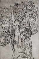 M. Schneemann - ohne Titel - 1977 - Radierung