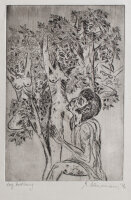 M. Schneemann - ohne Titel - 1977 - Radierung