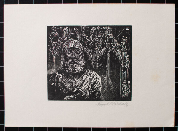 Leopold Wächtler - Steinmetz - o.J. - Holzschnitt
