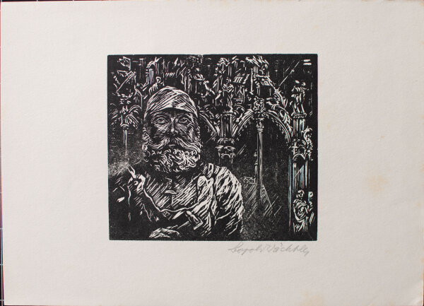 Leopold Wächtler - Steinmetz - o.J. - Holzschnitt