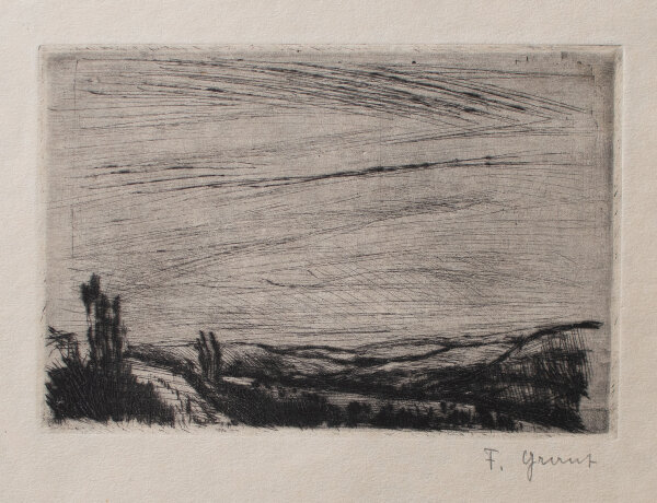 Frank Grant - Landschaft - o.J. - Radierung