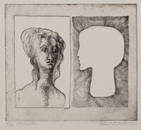 Helmut St. Dietrich - Portrait Ano - 1964 - Radierung
