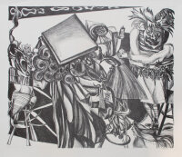 A. Ziegler - Theaterfiguren - 1968 - Lithografie