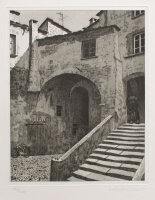 unleserlich signiert - Südliche Stadt - o.J. -...