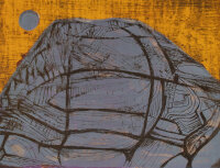 unleserlich signiert - Landschaft - 1974 - Farblithografie