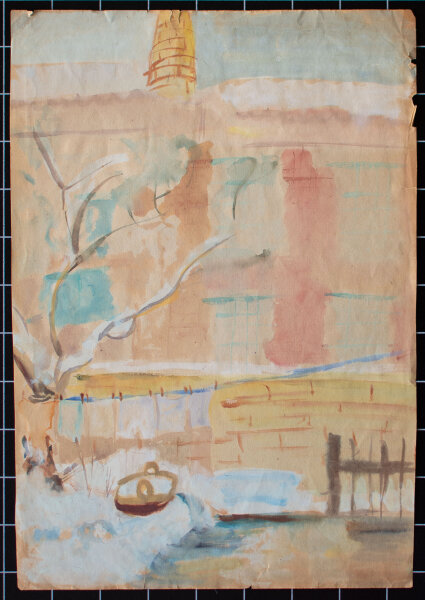 unbekannt - Industrie - o.J. - Aquarell