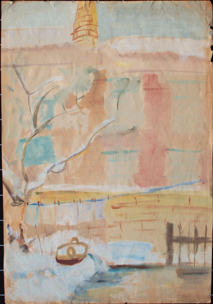 unbekannt - Industrie - o.J. - Aquarell