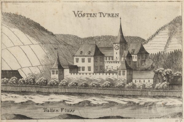 Georg Matthäus Vischer - Schloss Vöstenhof - 1672 - Kupferstich