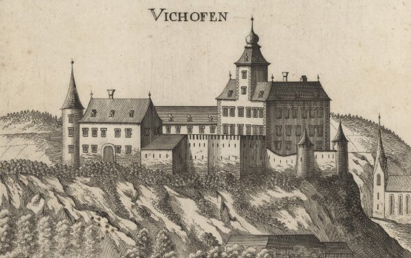 Georg Matthäus Vischer - Schloss Viehofen - 1672 - Kupferstich