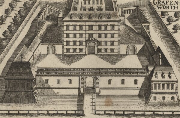 Georg Matthäus Vischer - Schloss Grafenwörth - 1672 - Kupferstich