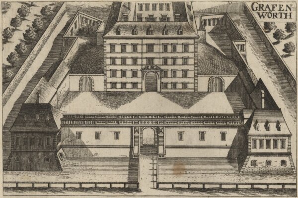 Georg Matthäus Vischer - Schloss Grafenwörth - 1672 - Kupferstich