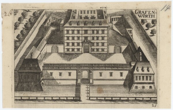 Georg Matthäus Vischer - Schloss Grafenwörth - 1672 - Kupferstich