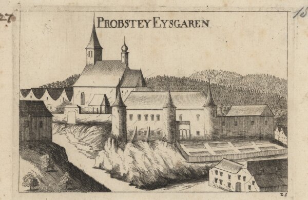 Georg Matthäus Vischer - Kollegiatstift Eisgarn - 1672 - Kupferstich