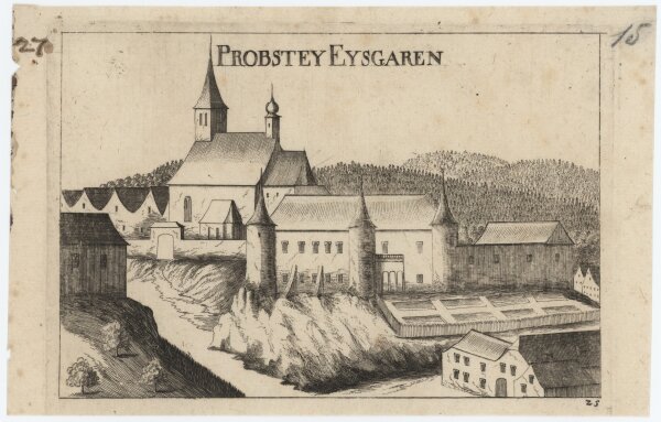 Georg Matthäus Vischer - Kollegiatstift Eisgarn - 1672 - Kupferstich