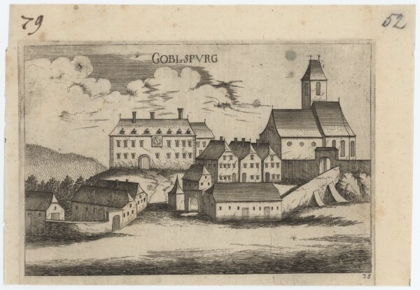 Georg Matthäus Vischer - Schloss Gobelsburg - 1672 - Kupferstich