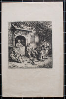Adriaen van Ostade - Der Geiger - o.J. - Radierung