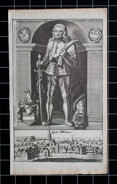 Matthäus Merian der Ältere - Kloster Wilthan bei Innsbruck - o.J. - Kupferstich